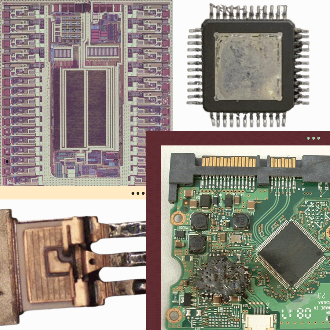 Electrical Over-Stress (EOS) or ESD failure analysis in IC PCB's